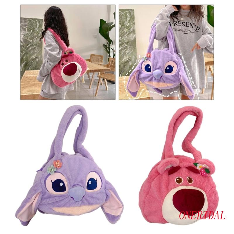 Túi Xách Đeo Vai Cỡ Lớn In Họa Tiết Hoạt Hình Thời Trang Thu Đông Cho Nữ