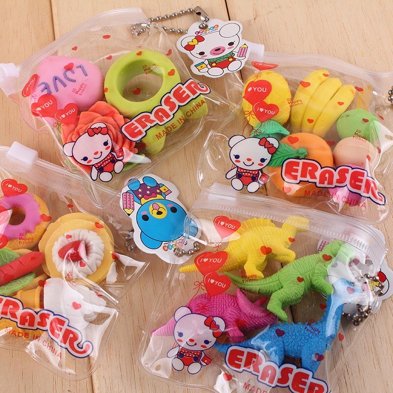 Gôm Tẩy Hình Trong Túi Zip  _LL