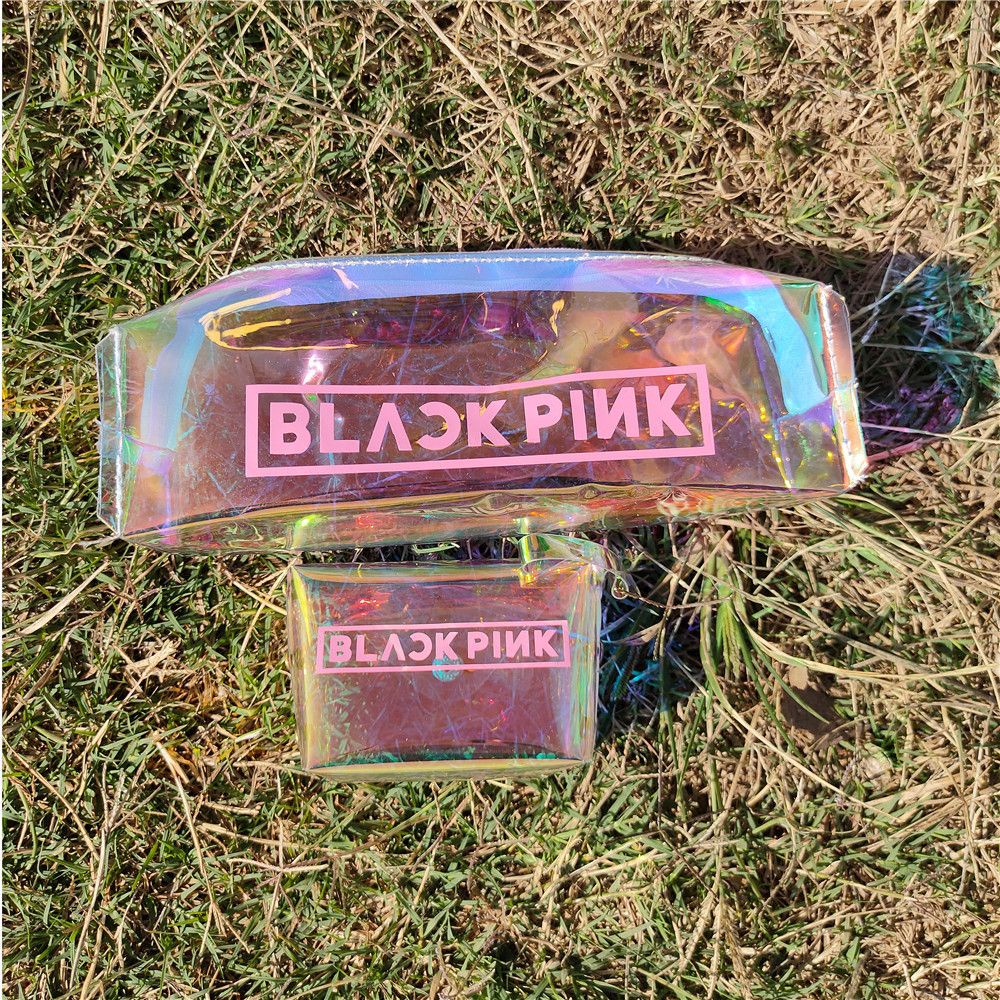 Túi Đựng Bút Màu Laser In Hình Blackpink Sáng Tạo
