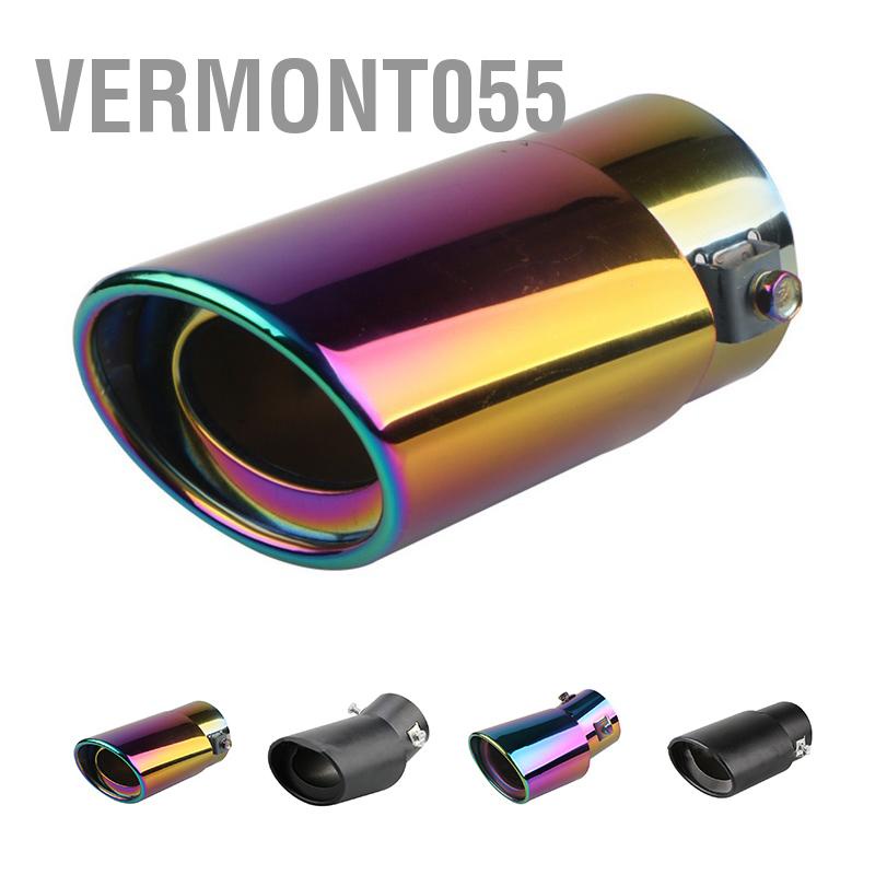 Vermont055 Ống Xả Ô Tô Đầu Thép Không Gỉ Chống Đa Năng Đuôi Họng Cho 5.3Cm Đến 3.8Cm