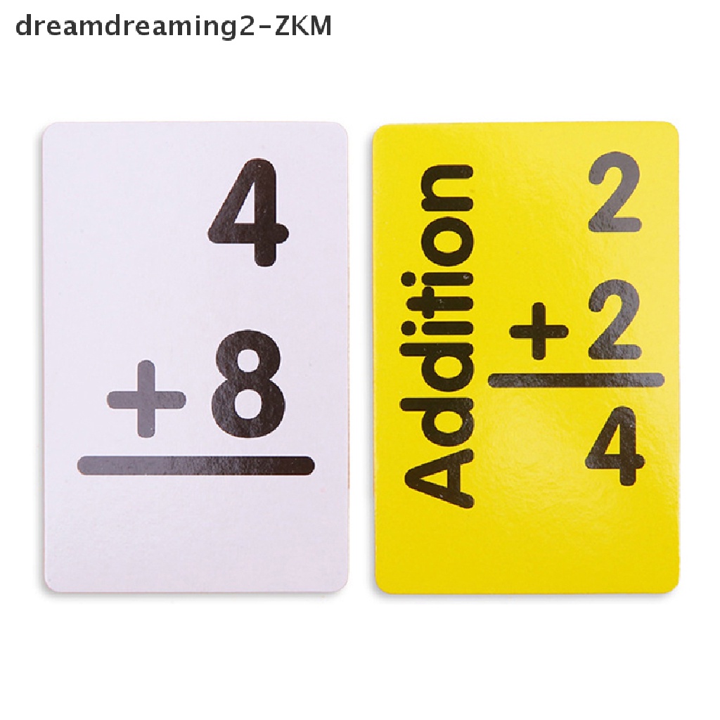 [Dream Dreaming] Thẻ Học Toán Montessori Đồ Chơi Bảng Đèn Flash [zkm]