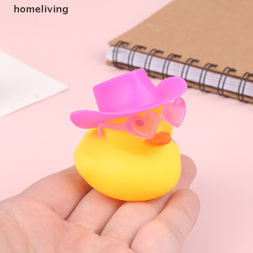 Set 1 / 3 Đồ trang trí Vịt Tráng Men Mini Trang Trí Bể Cá / Nhà Búp Bê