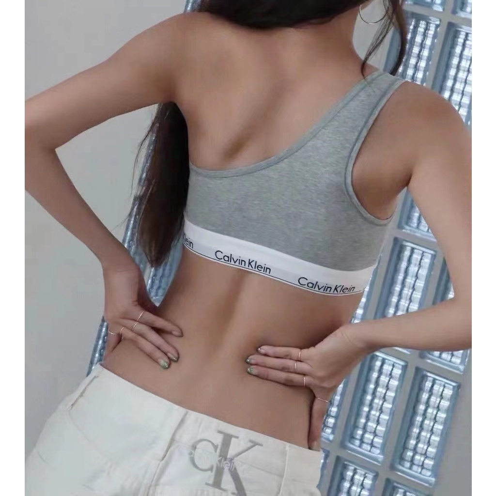 Set 2 Món Áo Bralette &amp; Quần Short Cotton Hiện Đại Cho Nữ