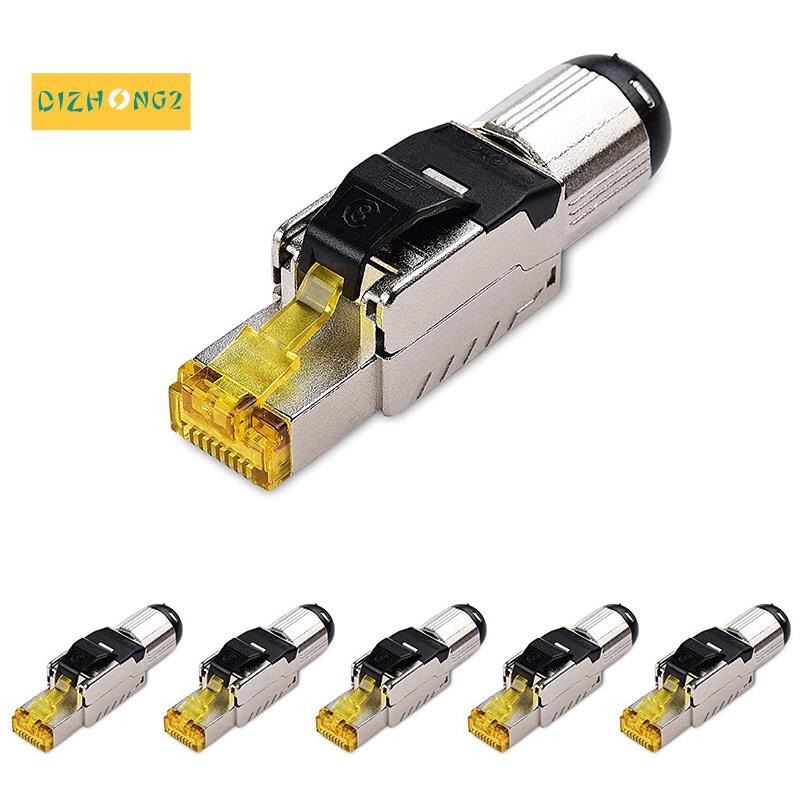 Set 6 Phích Cắm Cat8 Cat8 RJ45 Cat8 Chuyên Dụng Chất Lượng Cao