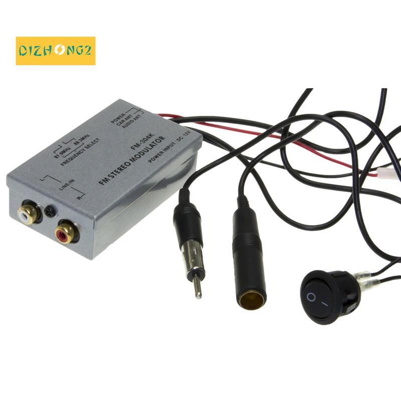 Bộ Chuyển Đổi Âm Thanh Fm Mp3 Kabel Radio Cinch Aux Thông Dụng Cho Xe Hơi