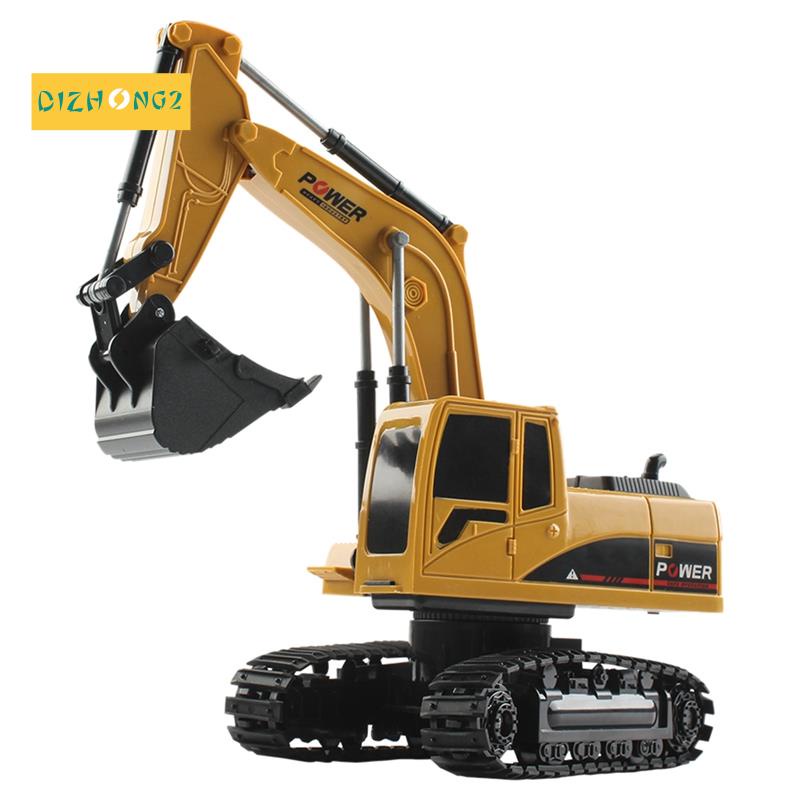 Đồ Chơi Xe Xúc Đất Điều Khiển Từ Xa 5CH Có Đèn Và Âm Thanh Vui Nhộn Cho Bé 4 5 6 7 8 Tuổi