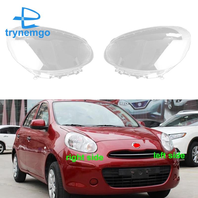 Khung Trong Suốt Bảo Vệ Đèn Pha Xe Hơi Nissan March 2010-2015