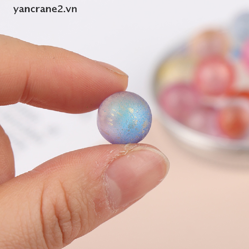 50 Bóng Kính Trong Suốt 12mm Dùng Trang Trí Bể Cá / Đồ Chơi Trẻ Em