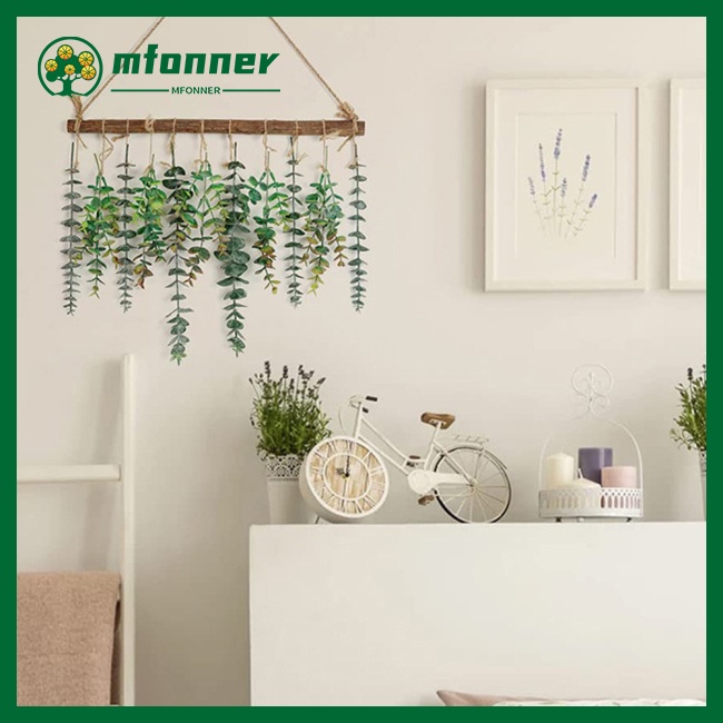 Lá Khuynh Diệp Nhân Tạo Treo Tường Trang Trí Nhà Tắm