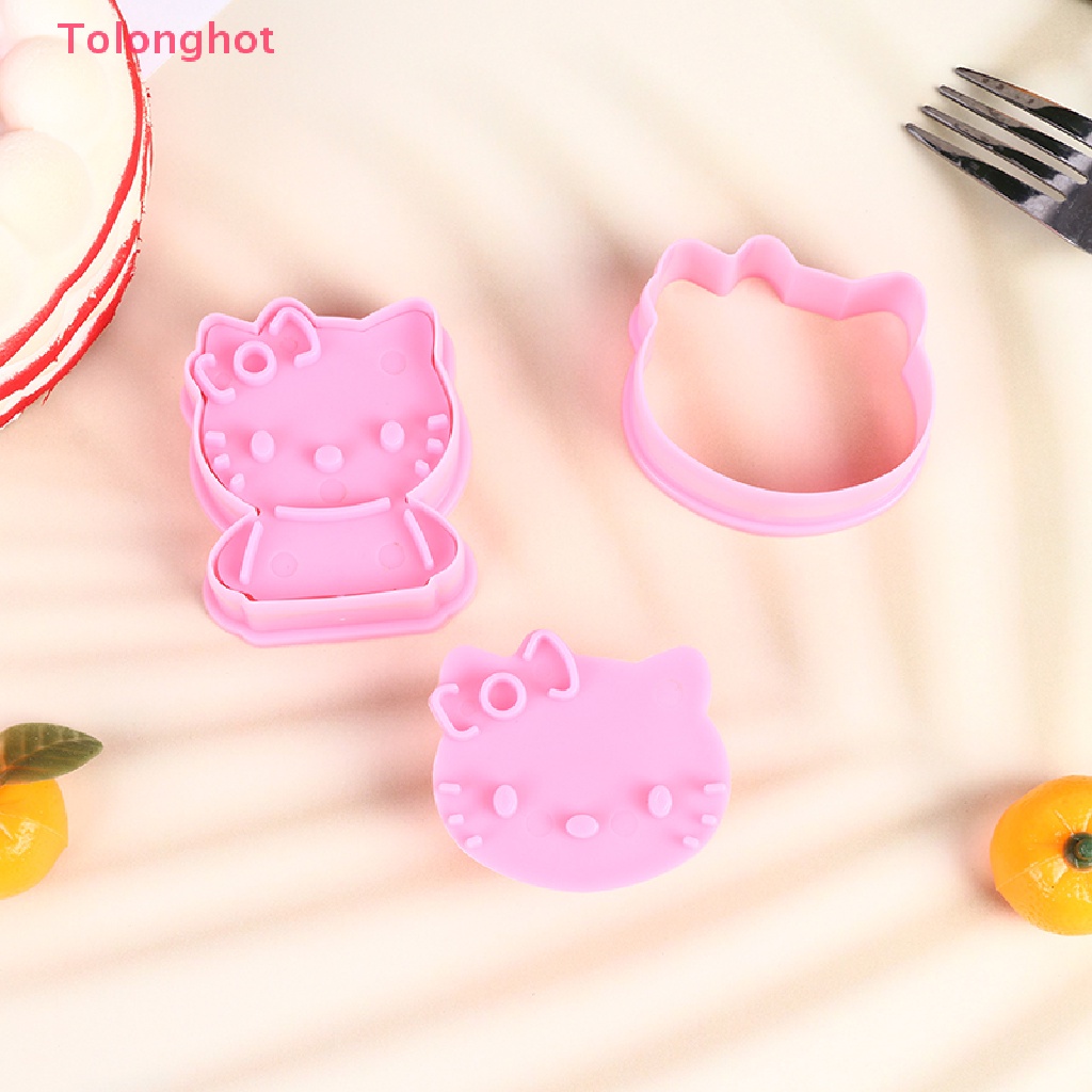 Khuôn Cắt Bánh Sandwich Hình Mèo Kitty Đáng Yêu