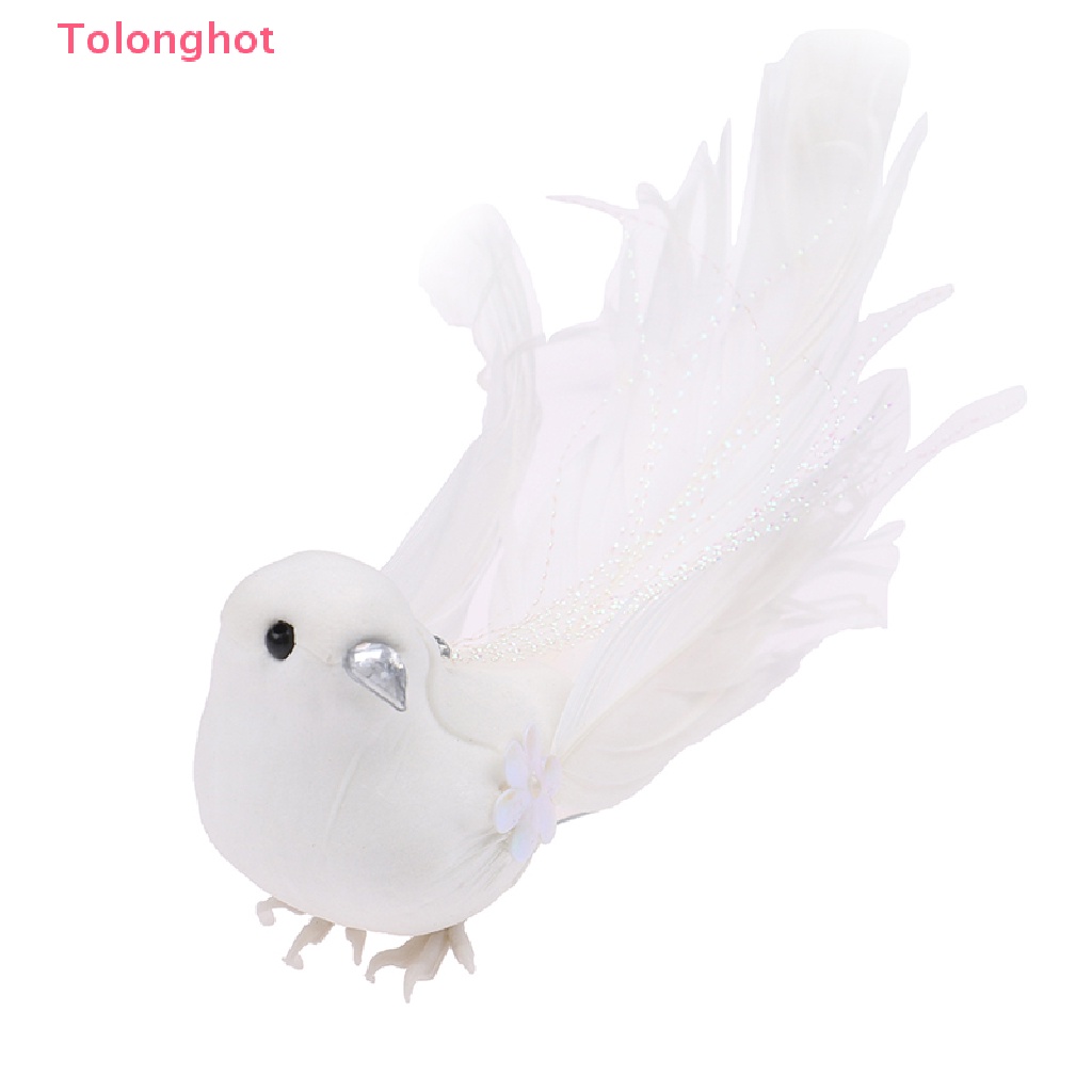 1 Chú Chim Bằng Xốp Nhân Tạo Trang Trí Cây Thông Giáng Sinh DIY