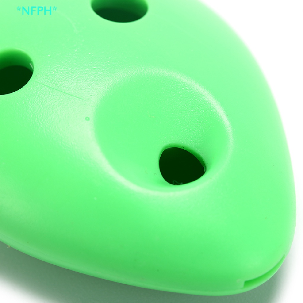Sáo Ocarina Nhựa 6 Lỗ 5 Màu Tùy Chọn Mới