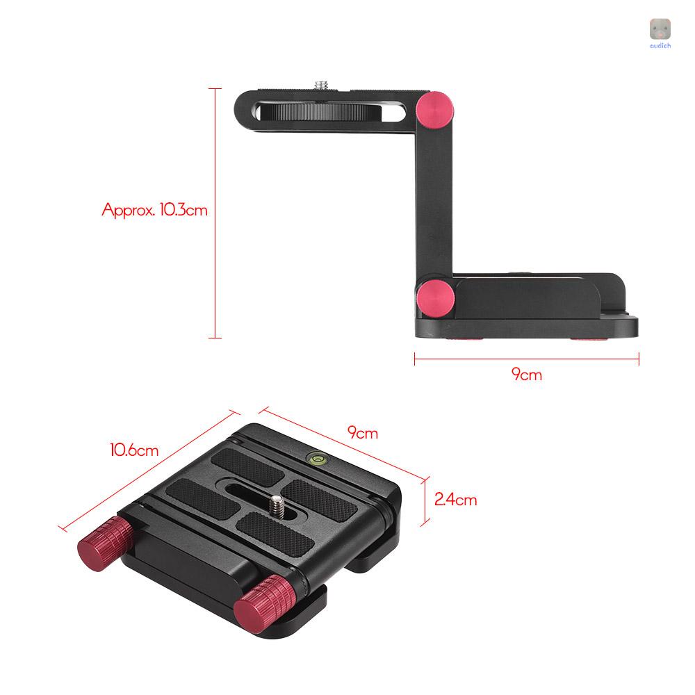 Giá Đỡ Máy Ảnh Đầu Bi Nghiêng Linh Hoạt Bằng Hợp Kim Nhôm Với Ốc Vít 1 / 4 Inch Dạng Chữ Z Tháo Gỡ Nhanh Thay Thế Cho DSLR / Tripod