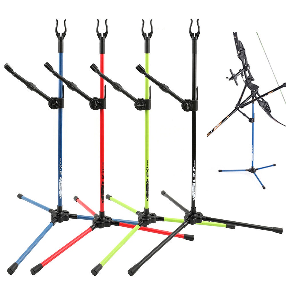 Archery bow stand holder giá đỡ có thể gập lại giá treo recurvebow longbow training