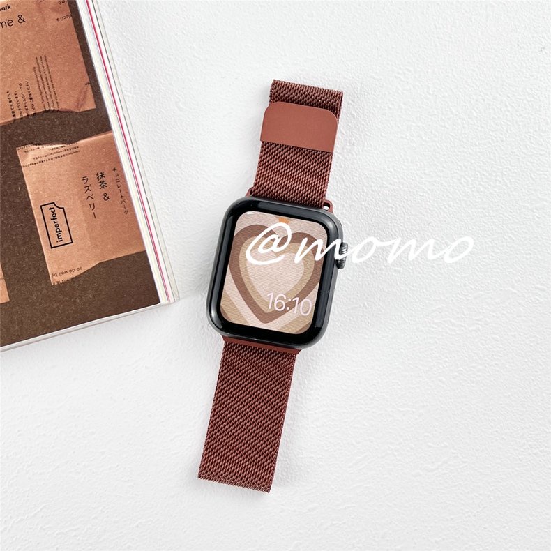 Dây Đeo Bằng Thép Không Gỉ 49mm 45mm 41mm 42mm 40mm 44mm Cho iWatch Ultra Serise 7