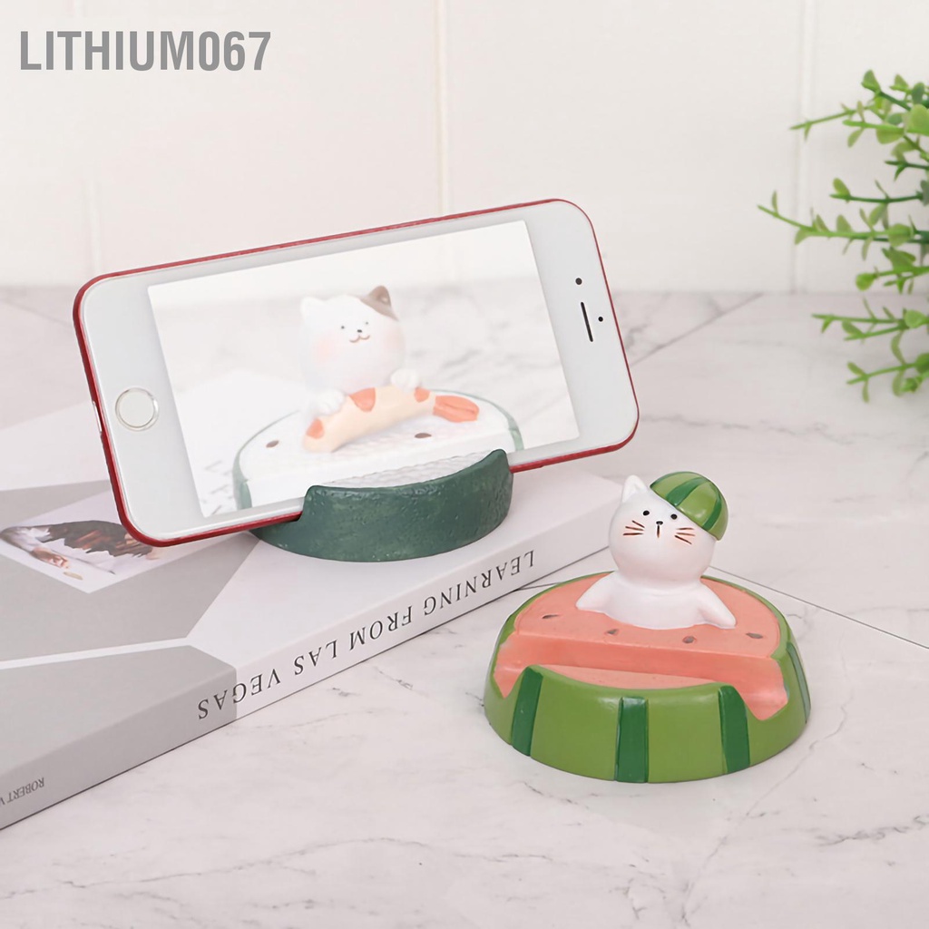 Lithium067 Giá Đỡ Điện Thoại Phong Cách Mèo Hoạt Hình Ổn Định Chắc Chắn Nhựa Bền Ứng Dụng Rộng Rãi Cho Du Lịch Văn Phòng Tại Nhà