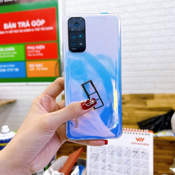 Bộ vỏ Xiaomi Redmi Note 11 4G zin mấu máy chuẩn  hàng như hình.
