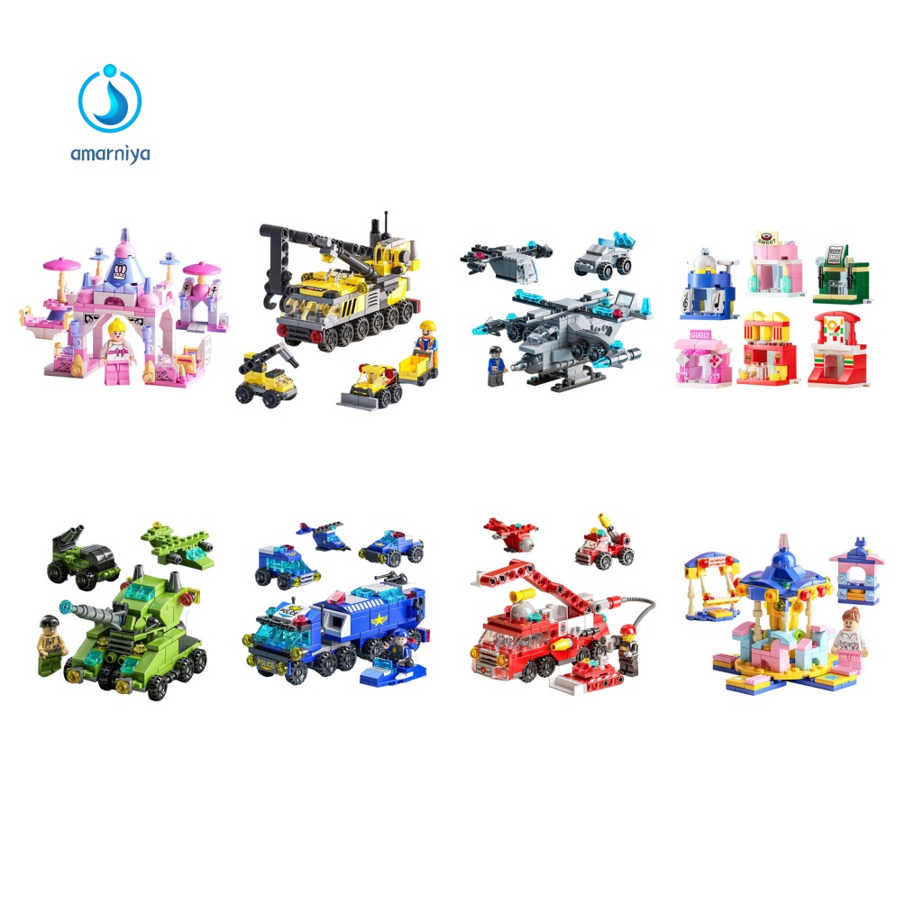 1 Bộ Đồ Chơi Lắp Ráp Chống Va Đập Cho Bé