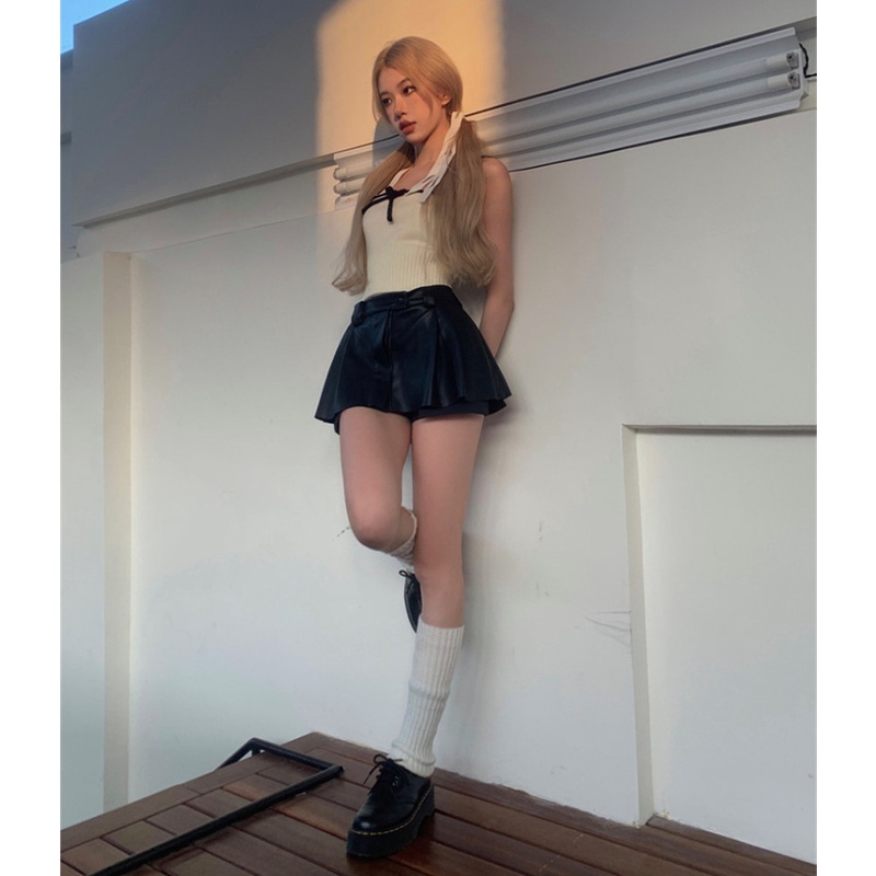 Áo Dệt Kim Hai Dây Dáng Ôm Màu Sắc Thời Trang Dành Cho Nữ