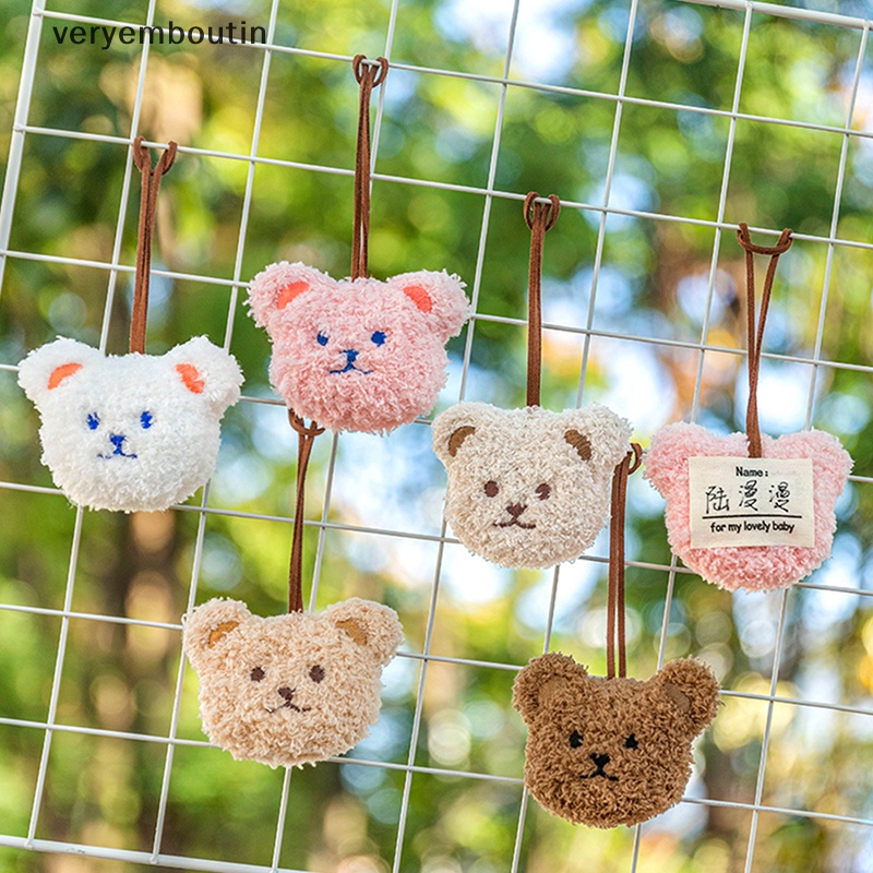 Mặt Dây Chuyền Hình Gấu Hoạt Hình Dễ Thương Treo Thẻ Tên Trẻ Em