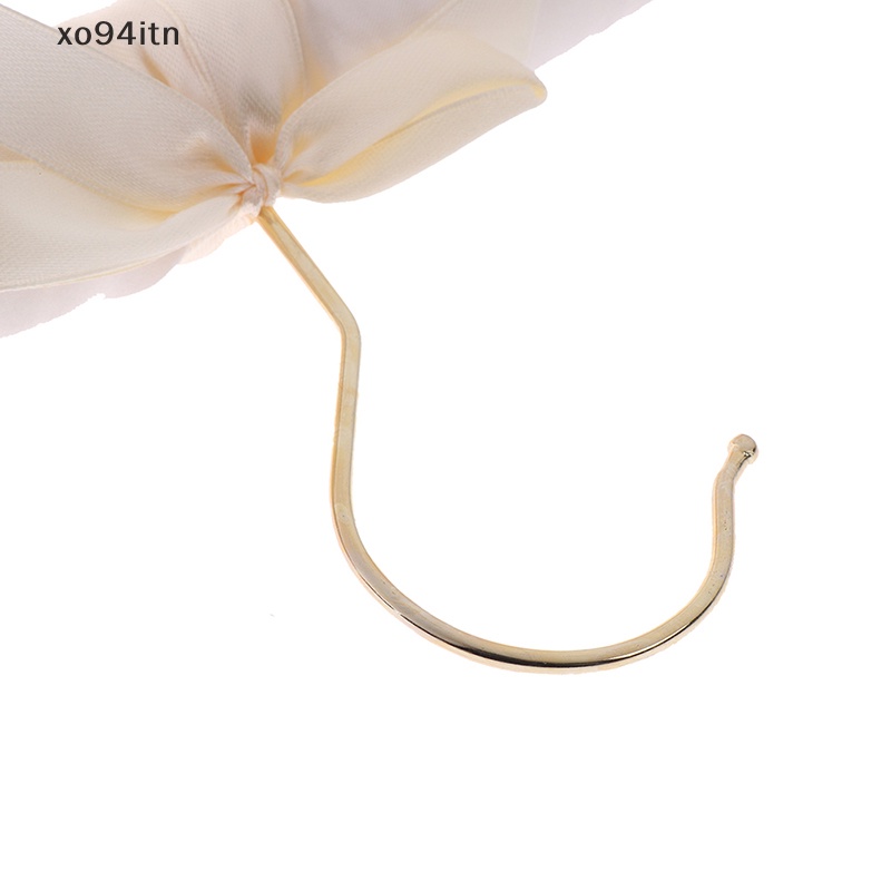 Tn Set 5 Móc Treo Quần Áo Cô Dâu Có Đệm Sa Trắng 38cm n