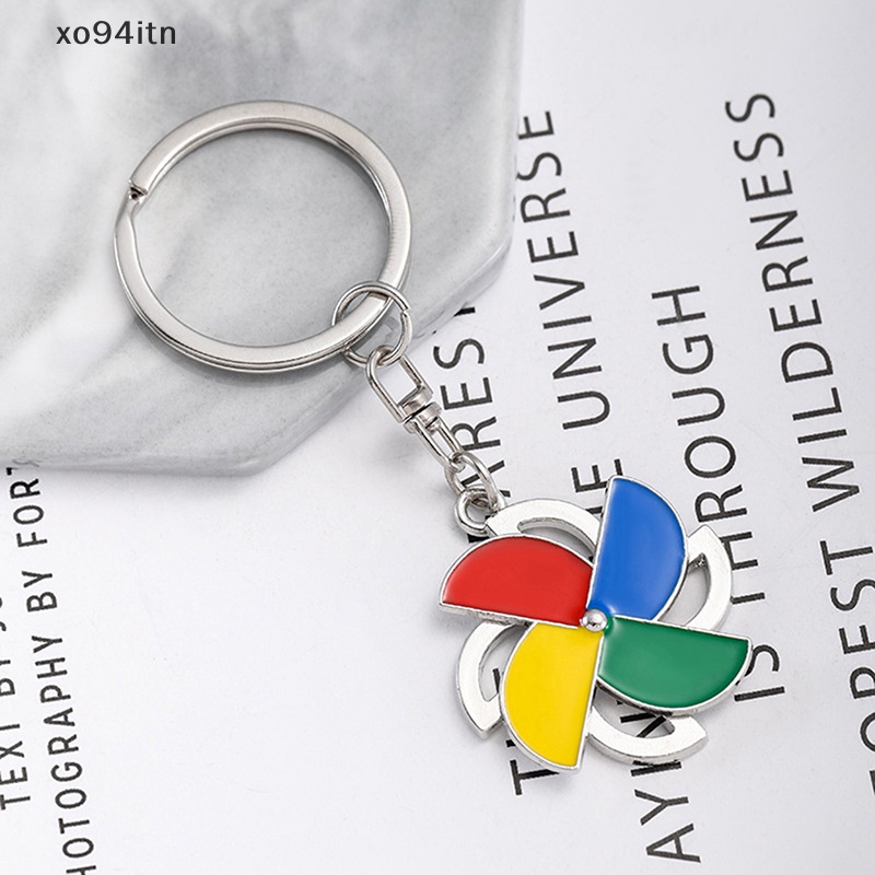 Móc Khóa Hình Cối Xay Gió Nhiều Màu Sắc Dùng Trang Trí Xe Hơi / Túi Xách Giảm Căng Thẳng