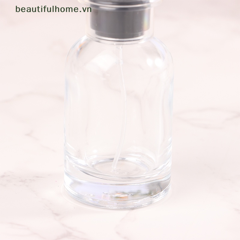 1 Lọ Thủy Tinh Rỗng Trong Suốt Dung Tích 30ml Dùng Khi Đi Du Lịch