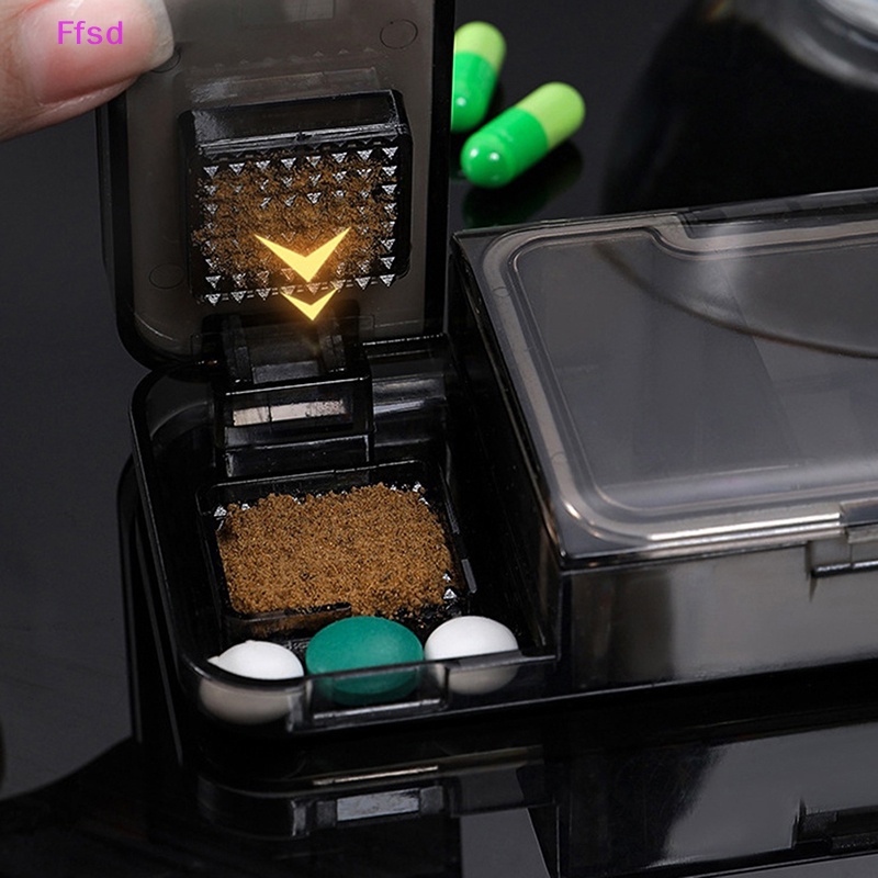 {Ffsd} Hộp Đựng Thuốc / Vitamin Chia Ngăn Di Động Tiện Lợi Cho Du Lịch * Bán Chạy