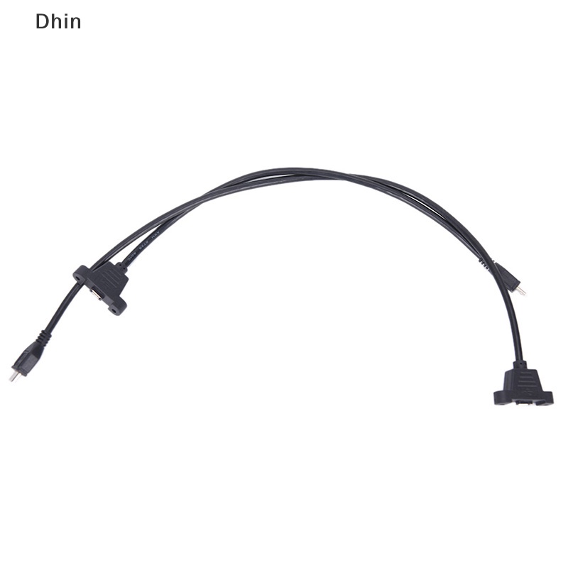 Cáp Chuyển Đổi Micro USB 2.0 Đầu Cắm Sang Cổng Cắm Có Lỗ Gắn Bảng Điều Khiển