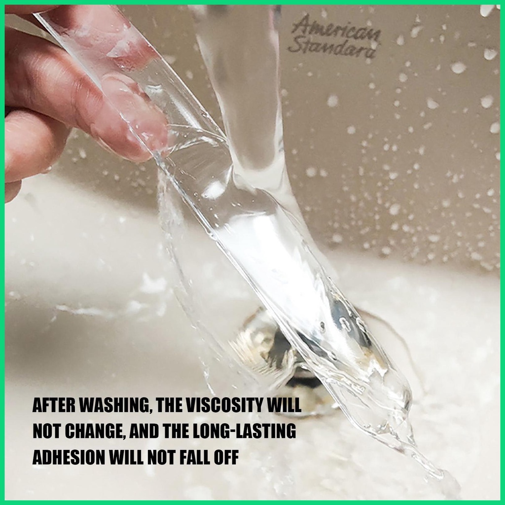 Set 10 Dải Dán Bảo Vệ Tường / Tay Nắm Cửa Trong Suốt Chống Sốc Không Để Lại Dấu Vết