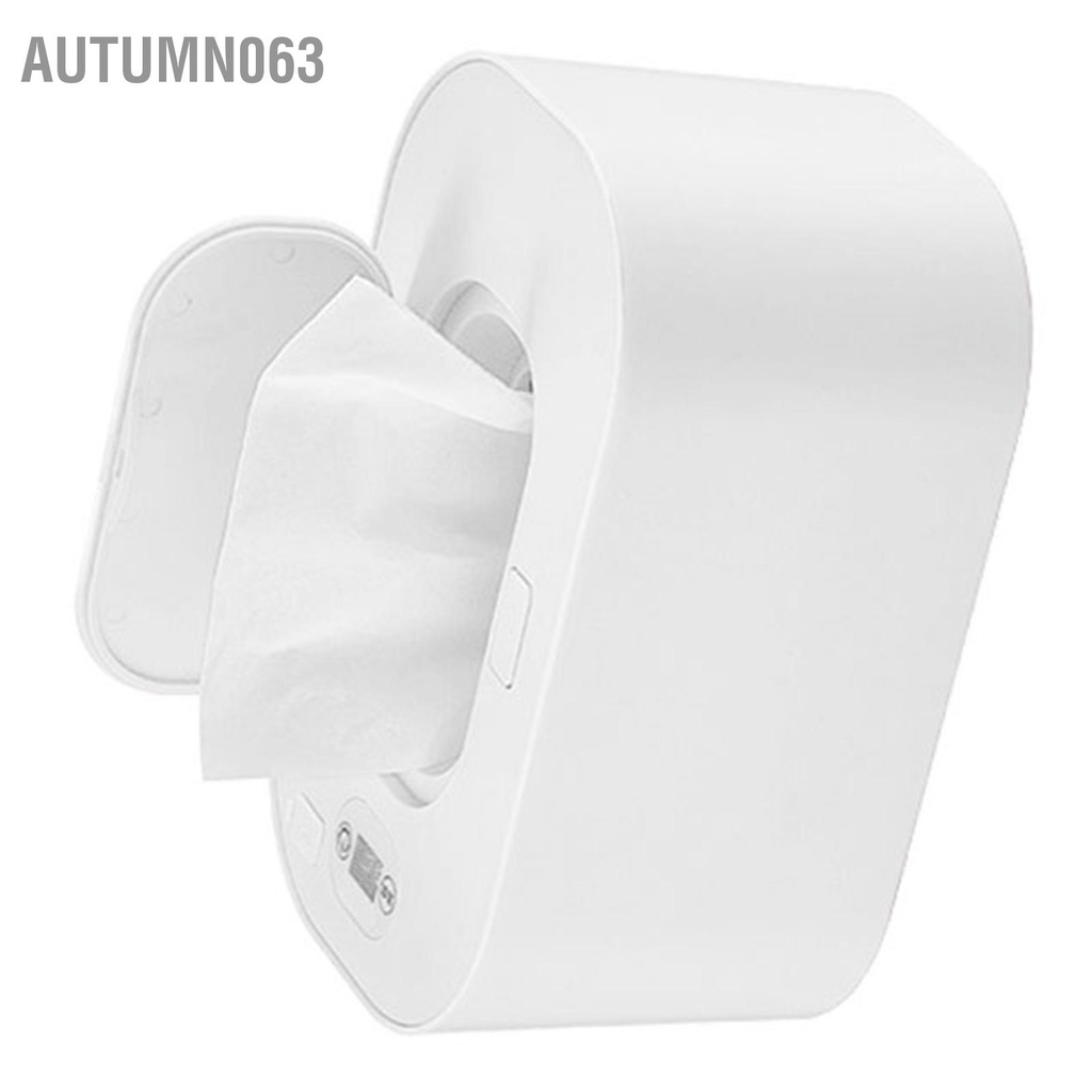 Autumn063 Baby Wipe Warmer PP Nhiệt độ có thể điều chỉnh thông minh An toàn khi sử dụng Khăn lau trẻ sơ sinh Sạc xe hơi không dây