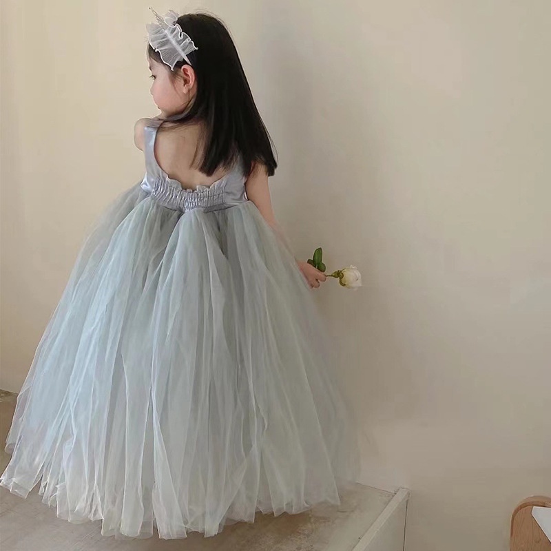 Đầm Công Chúa Mùa Hè In Họa Tiết Hoa Hợp Thời Trang Cho Bé Gái