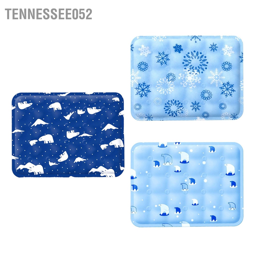 [Hàng Sẵn] Đệm Nước Hè Làm Mát Cho Chó Mèo Thú Cưng - Thảm Gel Lạnh Chống Nóng Cho Chó Mèo Không thấm nước【Tennessee052】