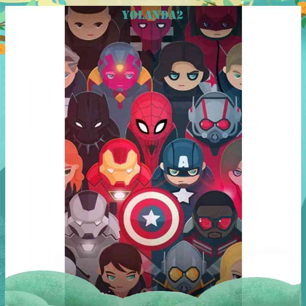 Bộ Tranh Đính Đá 5D Họa Tiết Hoạt Hình Dễ Thương Độc Đáo DIY Dùng Trang Trí Nhà Cửa