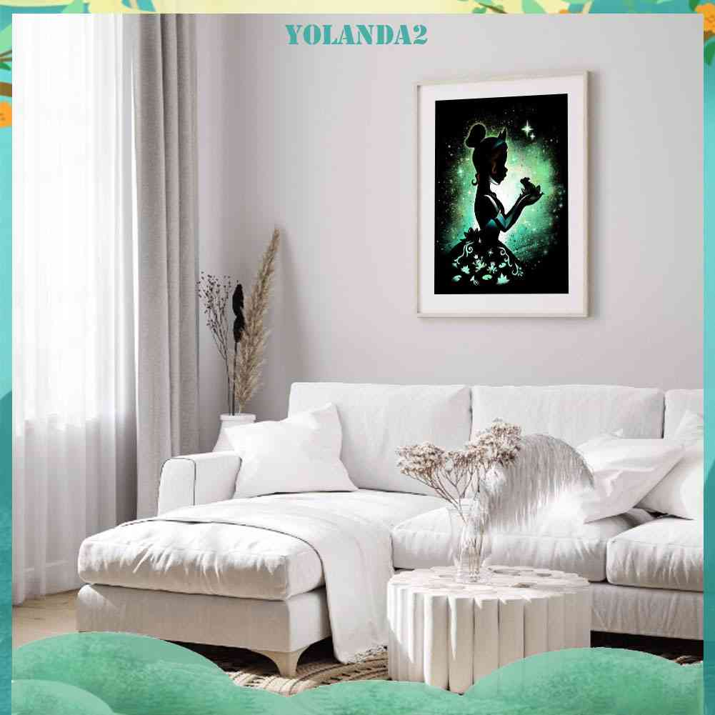 Tranh Đính Đá Kim Cương Toàn Bộ 5D DIY Hình Vẽ Công Chúa