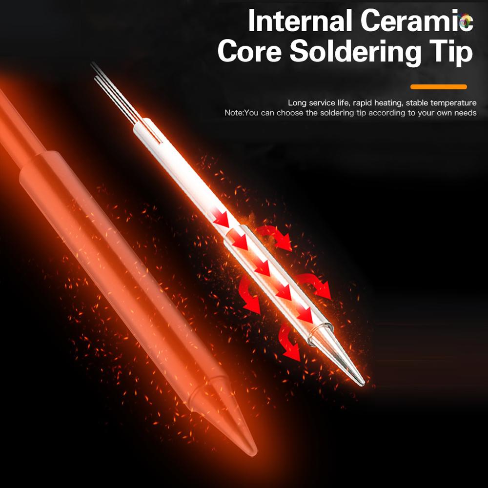 Máy Hàn Kim Loại CNC PTS200 65W PD3.0 Màn Hình OLED 0.96inch 50-450 Chuyên Dụng°C Trạm Hàn Có Thể Điều Chỉnh Nhiệt Độ Tương Thích Với T