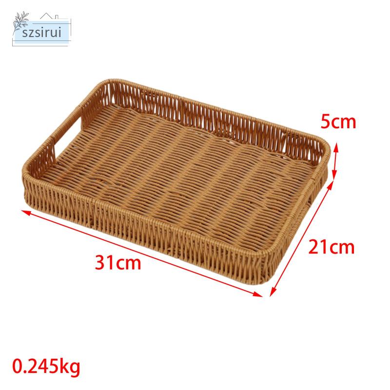 Khay Đựng Trái Cây Dệt Tay Trang Trí Nhà Bếp / Tiệc Cưới