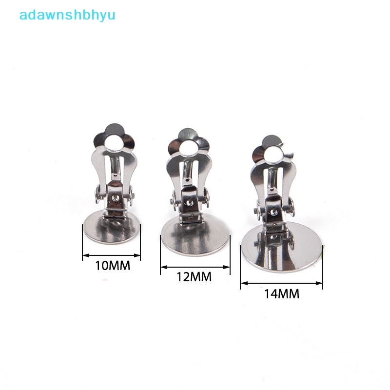 Set 10 Kẹp Nối Làm Trang Sức Bằng Thép Không Gỉ 10 12 14mm VN