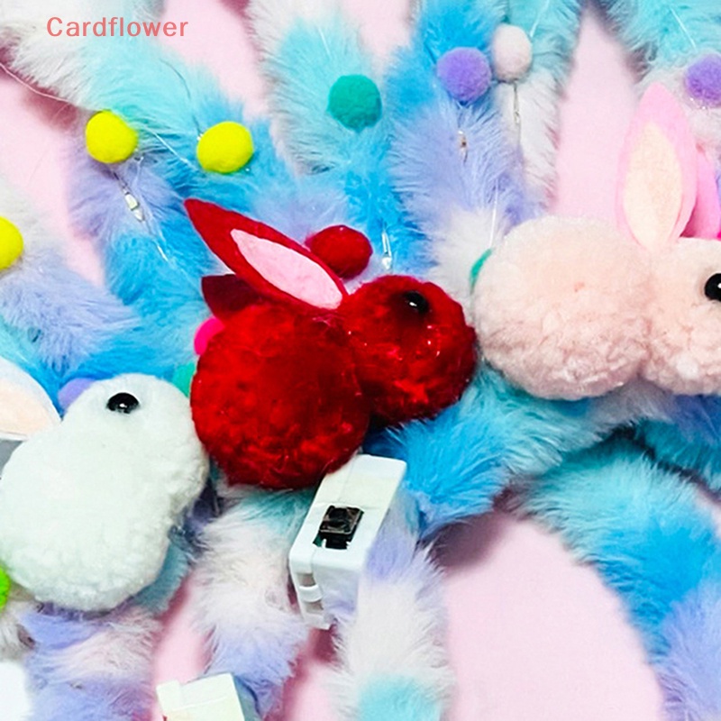 1 Cài Tóc Thỏ Bông Phát Sáng Mới