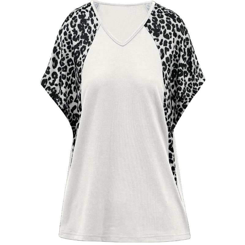 Áo Thun Cổ Chữ V Thoáng Khí Màu Sắc Phù Hợp Với Nữ Y2k