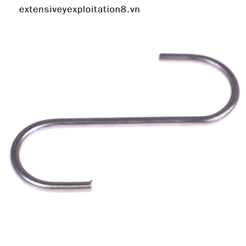 Bộ 5 Móc Treo Đồ Hình Chữ S Bằng Kim Loại Chống Gỉ