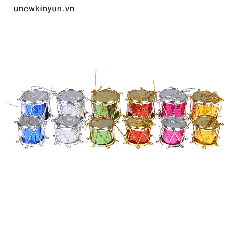 Set 12 Cây Thông Mini Trang Trí Giáng Sinh Nhiều Màu