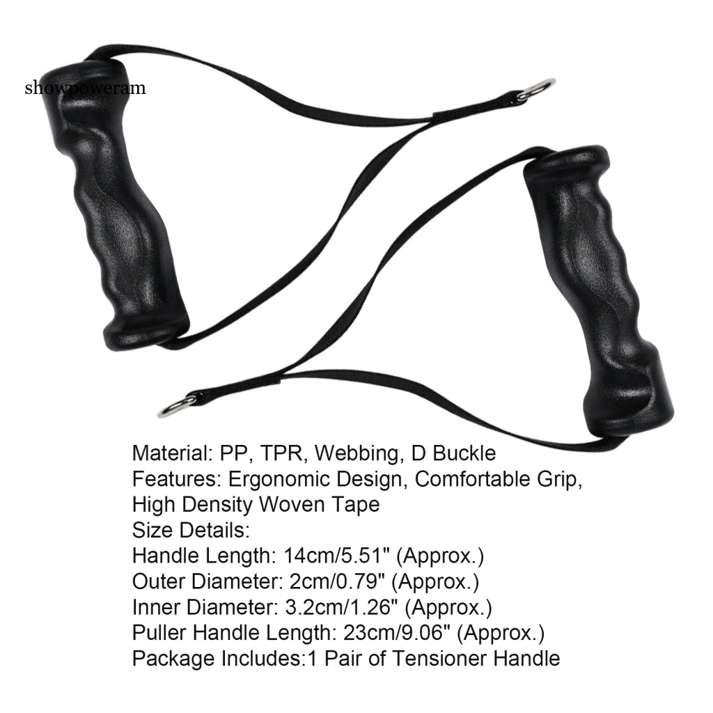 1 Cặp Dây Đai Nylon Tay Cầm Chống Trượt Độ Bền Cao Hỗ Trợ Luyện Tập Thể Hình