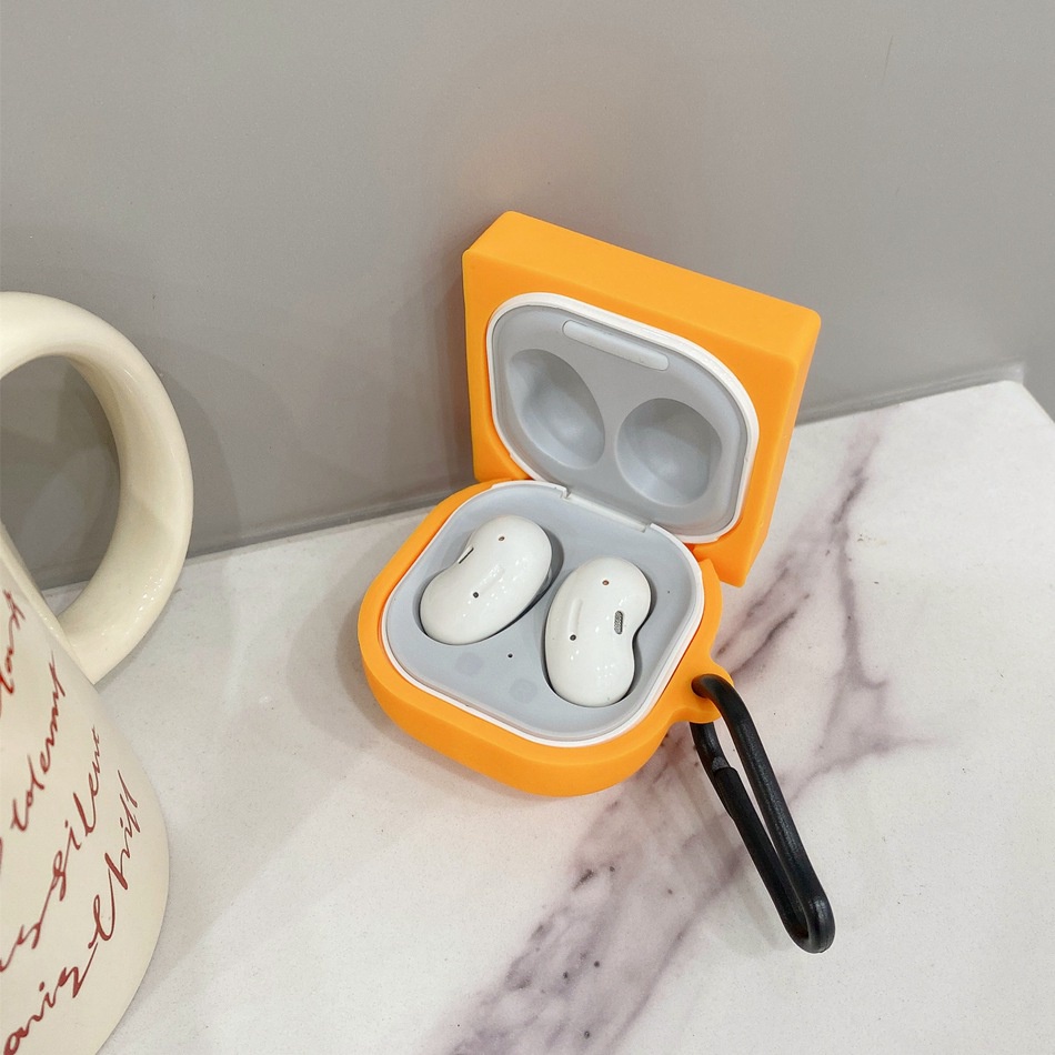Vỏ Bảo Vệ Hộp Sạc Tai Nghe Bluetooth Samsung Galaxy buds2 2pro / buds live / buds pro Bằng Silicon Họa Tiết Hoạt Hình Vui Nhộn