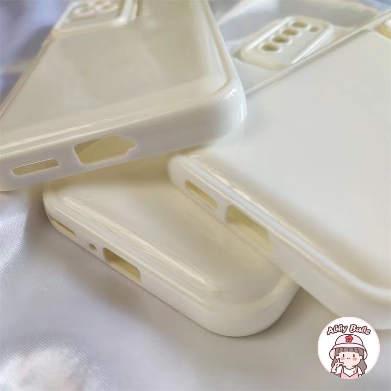 Ốp Điện Thoại TPU Mềm Chống Sốc Màu Trắng Sang Trọng Cho IPhone 14 Pro Max 11 12 11 Pro Max X XS