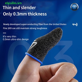 Bộ 2 Găng Ngón Tay Chống Mồ Hôi Chống Trượt Dùng Được Màn Hình Cảm Ứng