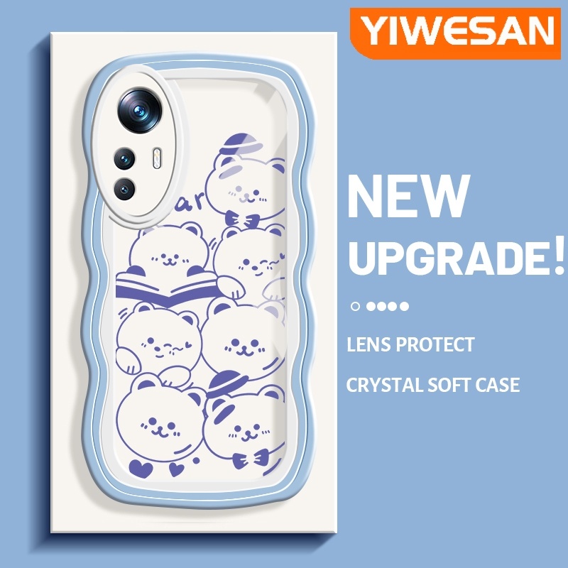 Ốp Điện Thoại Mềm Trong Suốt Chống Sốc In Hình Gấu Nhiều Màu Sắc Dễ Thương Cho Xiaomi 12T Pro 12T Pro