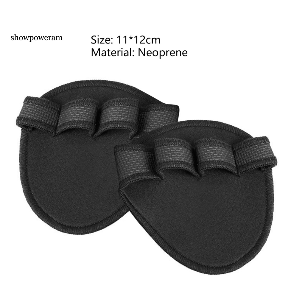 1 Cặp Găng Tay Hở Ngón Trọng Lượng Nhẹ Chống Trượt Hỗ Trợ Luyện Tập Thể Hình