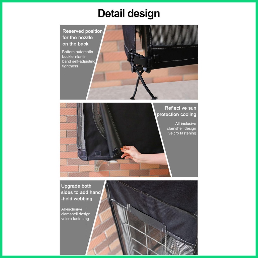 Vỏ Bọc Bảo Vệ Điều Hòa Không Khí Chống Nắng / Thấm Nước Siêu Bền Tiện Dụng Cho Mùa Hè