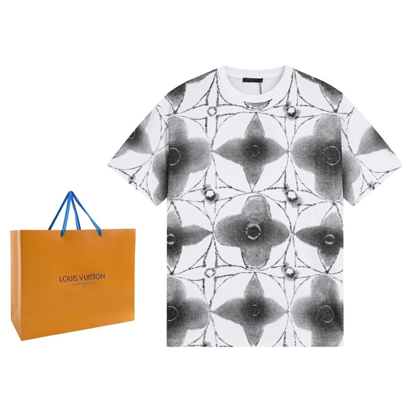 (L) / - V% Cotton Tay Ngắn In Họa Tiết Xoắn Thời Trang Thường Ngày Và Thoải Mái Cho Cả Nam Và Nữ